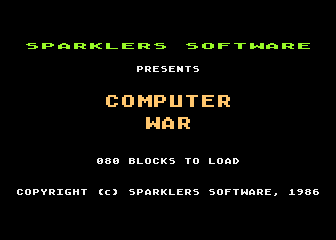 Computer War atari screenshot