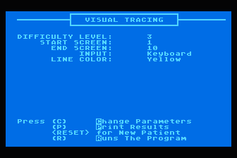 Computerized Perceptual Therapy - Visual Tracing atari screenshot