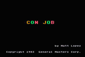 Con Job atari screenshot