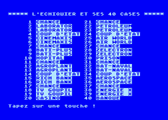 Concurrence Internationale atari screenshot
