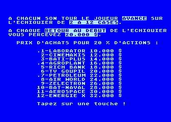 Concurrence Internationale atari screenshot