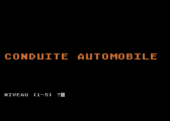 Conduite Automobile atari screenshot