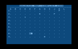 Conflict 2500 atari screenshot