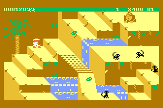 Congo Bongo atari screenshot