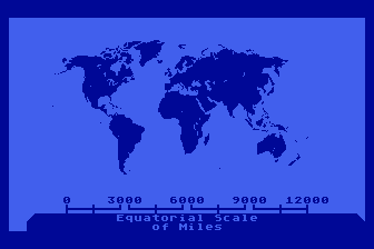 Continental Maps atari screenshot