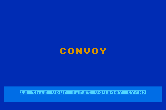 Convoy atari screenshot