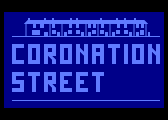 Coronation Street atari screenshot