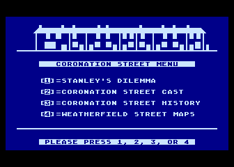 Coronation Street atari screenshot