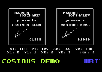 Cosinus atari screenshot