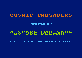 Cosmic Crusaders atari screenshot