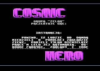 Cosmic Hero atari screenshot