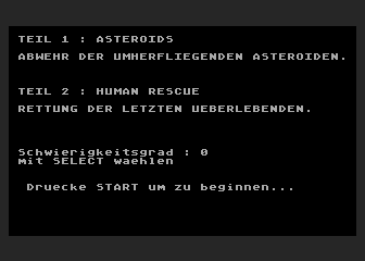 Cosmische Arche atari screenshot