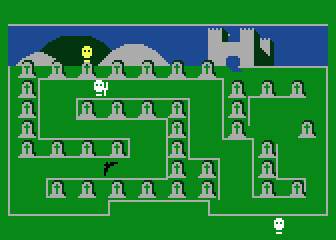 Count Dracula atari screenshot