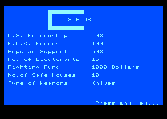 Coup d'État atari screenshot