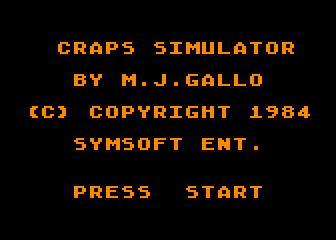 Craps Simulator — screenshot 1