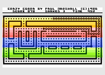 Crazy Cobra atari screenshot