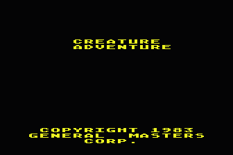 Creature Adventure atari screenshot