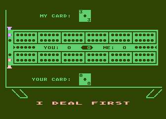 Cribbage atari screenshot