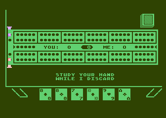 Cribbage atari screenshot