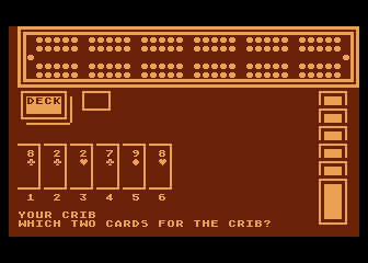 Cribbage / Dominoes atari screenshot