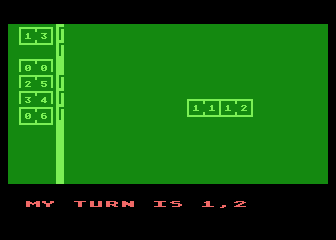Cribbage / Dominoes atari screenshot