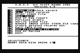 CRIS - Cash Register Inventory System — screenshot 1