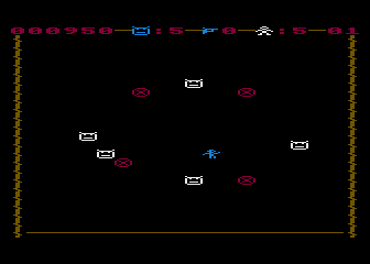 Cross Chase atari screenshot