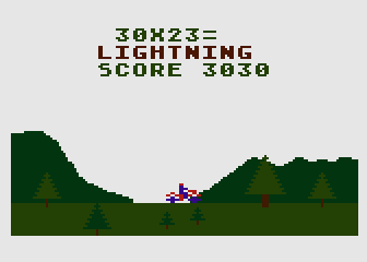 Cross-Country Math Rally atari screenshot