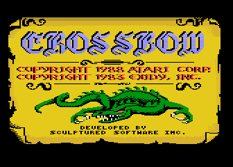 Crossbow atari screenshot