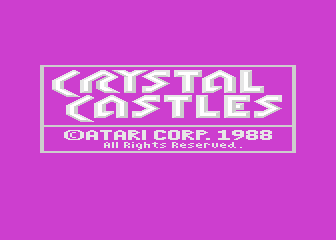 Crystal Castles atari screenshot