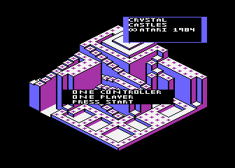 Crystal Castles atari screenshot