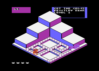 Crystal Castles atari screenshot