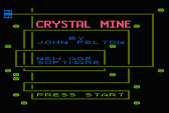 Crystal Mine atari screenshot