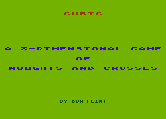 Cubic atari screenshot