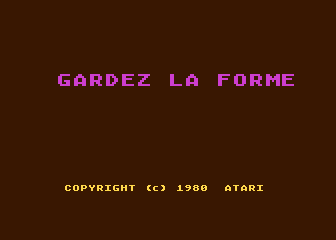 Culture Physique atari screenshot