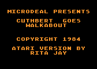 Willy Geht Wandern atari screenshot
