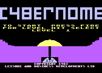 Cybernome atari screenshot