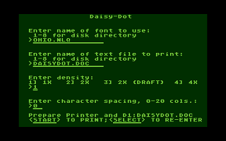 Daisy-Dot atari screenshot
