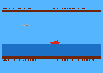 Dambusters atari screenshot