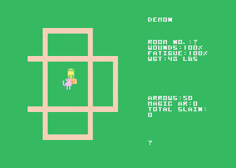 Dunjonquest - Danger in Drindisti atari screenshot