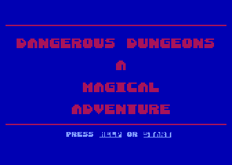 Dangerous Dungeons atari screenshot