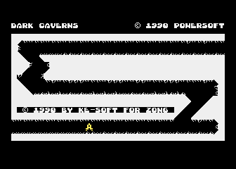 Dark Caverns atari screenshot