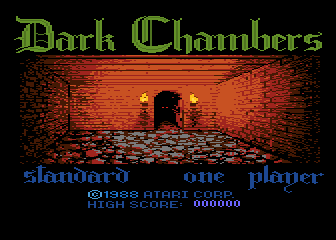 Dark Chambers atari screenshot