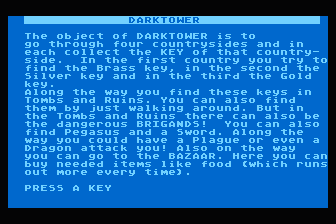 Darktower atari screenshot