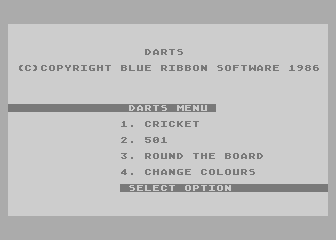 Darts atari screenshot