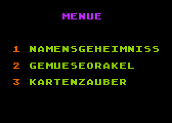 Orakel (Das) atari screenshot