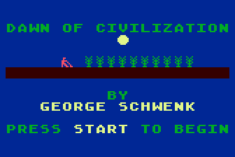 Dawn of Civilization atari screenshot