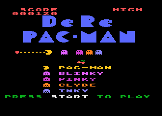 De Re Pac-Man atari screenshot