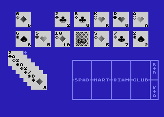 Death by Solitaire atari screenshot
