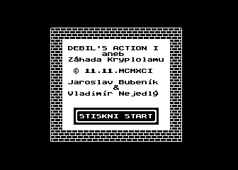 Debil's Action atari screenshot